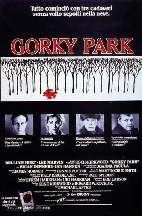 Gorky Park - Italian Movie Poster