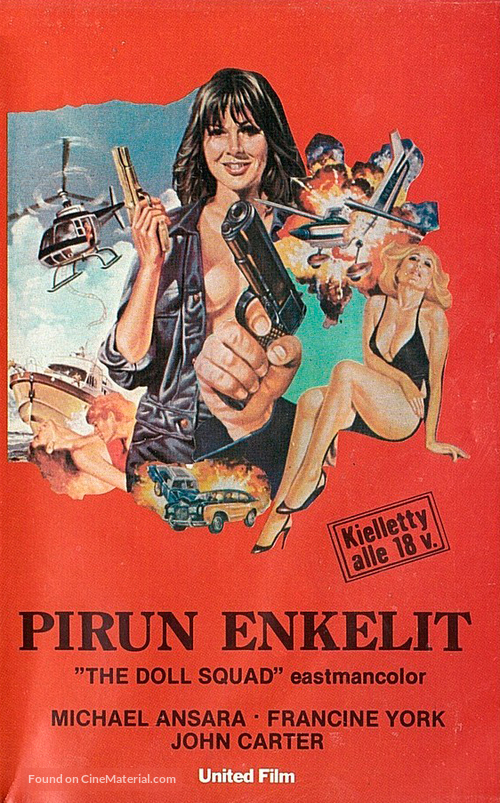 The Doll Squad - Finnish VHS movie cover