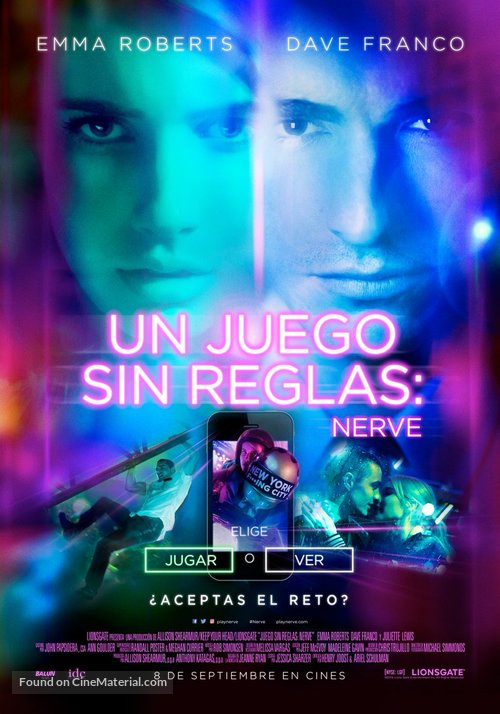 Nerve - Mexican Movie Poster