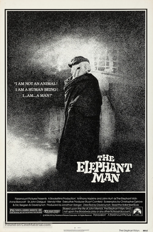 The Elephant Man - Movie Poster