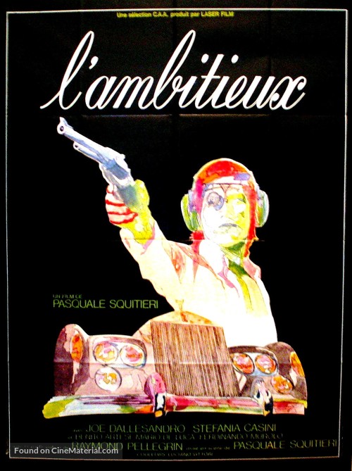 L&#039;ambizioso - French Movie Poster