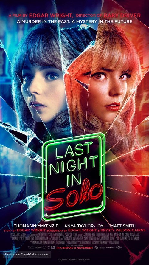 Last Night in Soho - British Movie Poster