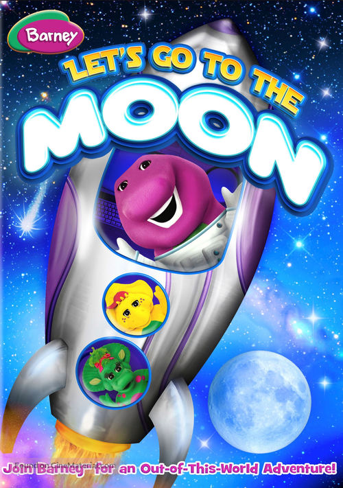 Barney: Let&#039;s Go to the Moon - DVD movie cover