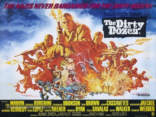 The Dirty Dozen - British Movie Poster