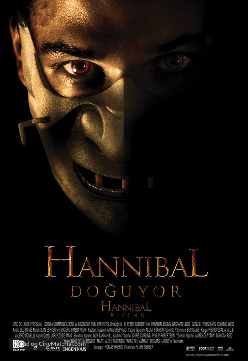 Hannibal Rising - Turkish Movie Poster
