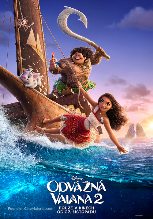 Moana 2 - Czech Movie Poster