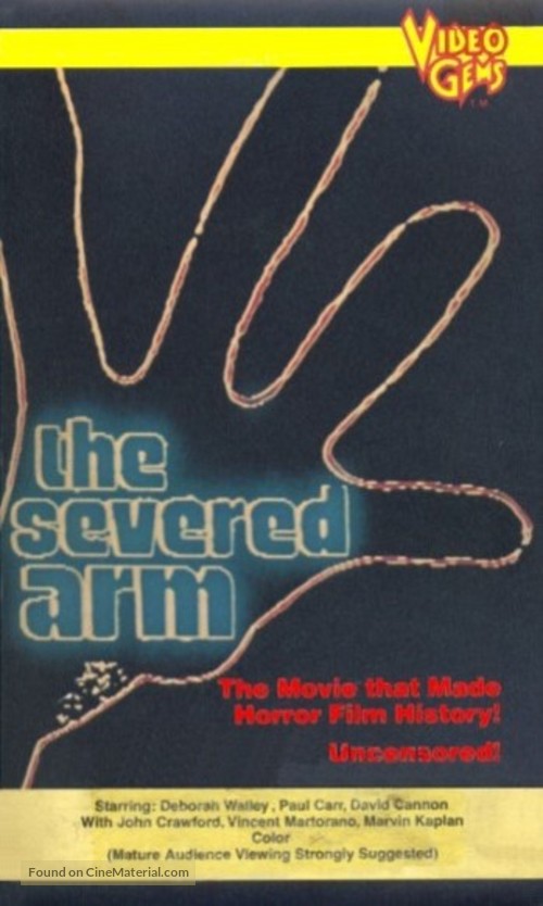 The Severed Arm - VHS movie cover