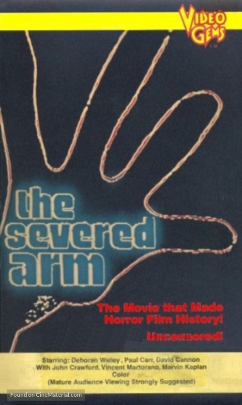 The Severed Arm - VHS movie cover