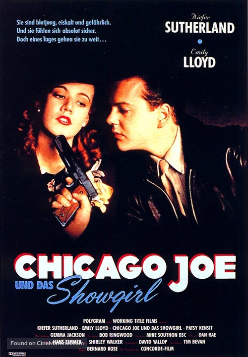 Chicago Joe and the Showgirl - German Movie Poster
