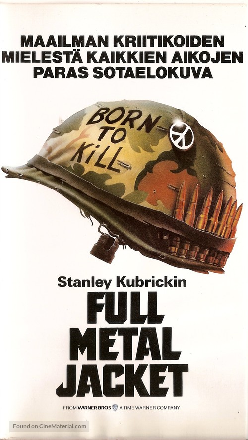 Full Metal Jacket - Finnish VHS movie cover