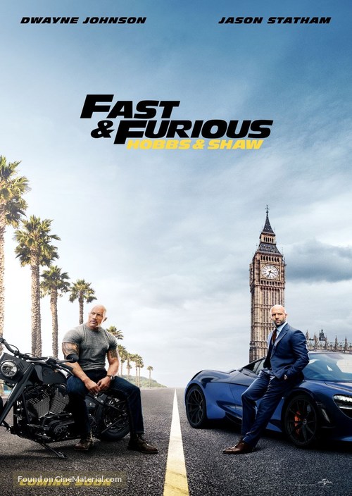 Fast &amp; Furious Presents: Hobbs &amp; Shaw - British Movie Poster