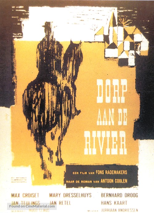 Dorp aan de rivier - Dutch Movie Poster