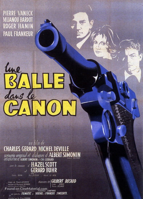 Une balle dans le canon - French Movie Poster