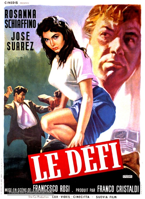 La sfida - French Movie Poster