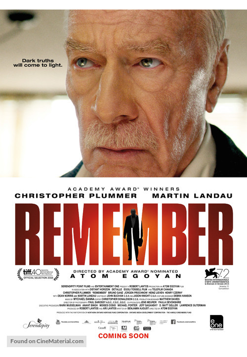 Remember - Canadian Movie Poster