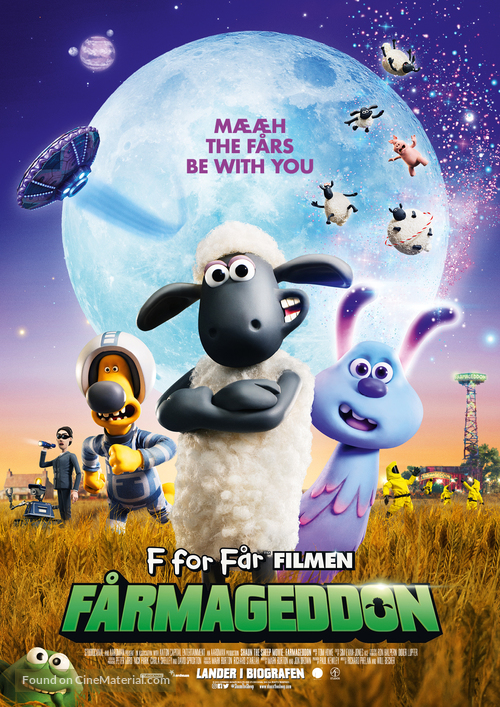 A Shaun the Sheep Movie: Farmageddon - Danish Movie Poster