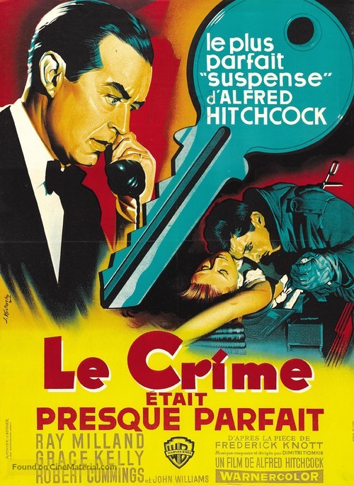 Dial M for Murder - French Movie Poster