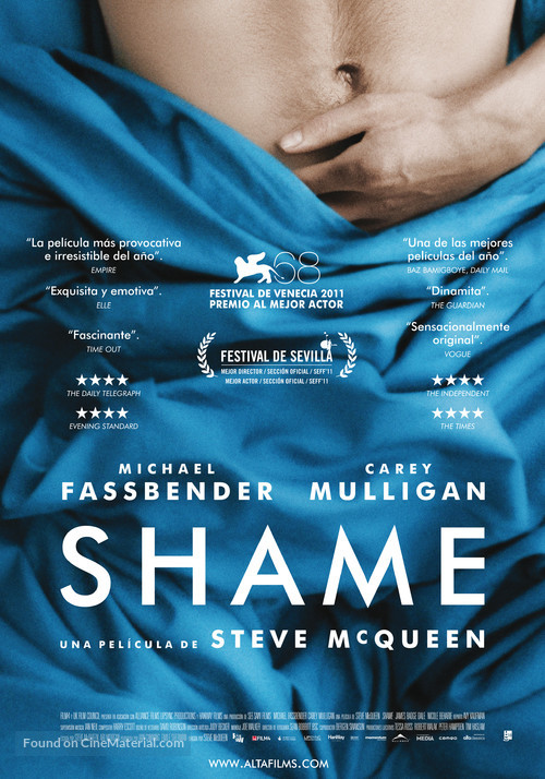 Shame - Spanish Movie Poster