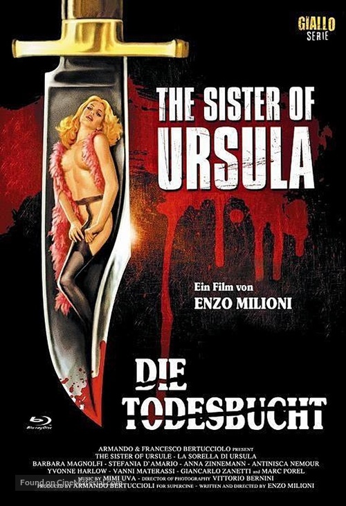 Sorella di Ursula, La - German Blu-Ray movie cover
