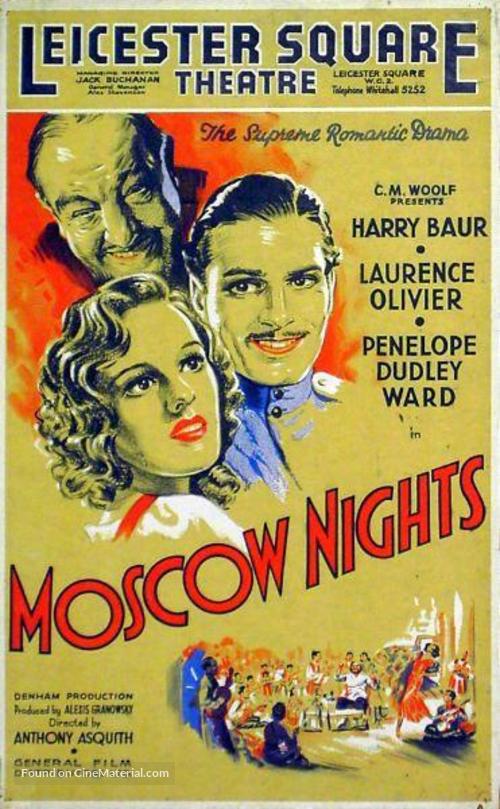 Moscow Nights - British Movie Poster