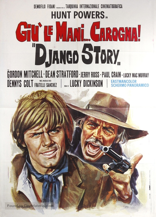Gi&ugrave; le mani... carogna! (Django Story) - Italian Movie Poster