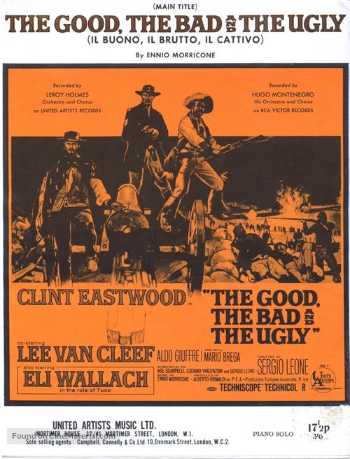 Il buono, il brutto, il cattivo - British Movie Poster