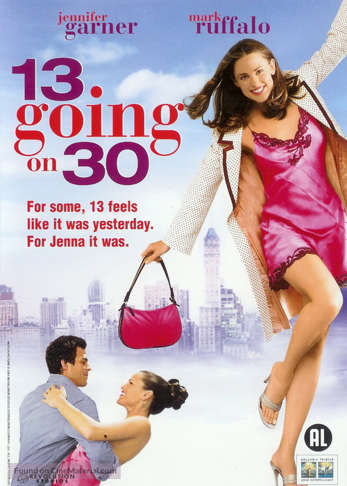13 Going On 30 - Dutch DVD movie cover