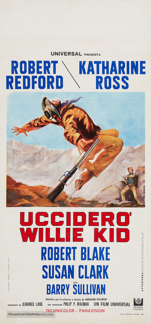 Tell Them Willie Boy Is Here - Italian Movie Poster
