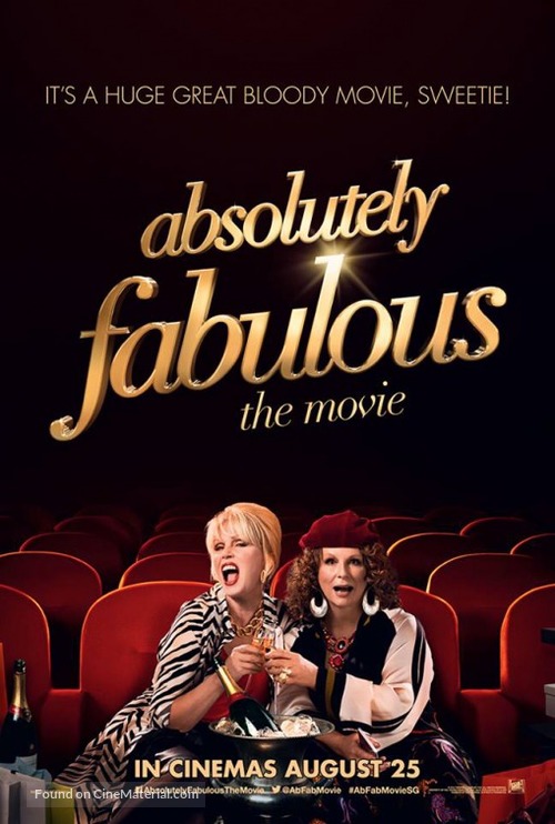 Absolutely Fabulous: The Movie - British Movie Poster