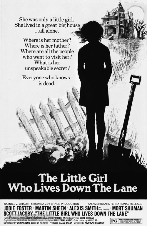 The Little Girl Who Lives Down the Lane - Movie Poster