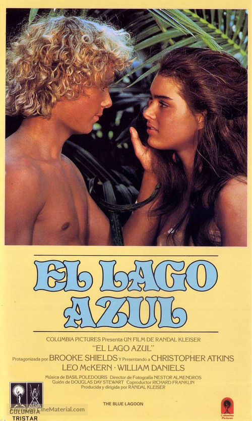 The Blue Lagoon - Spanish VHS movie cover