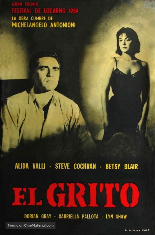 Il Grido - Argentinian Movie Poster