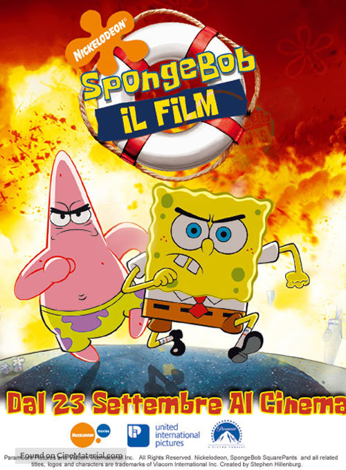 Spongebob Squarepants - Italian Advance movie poster