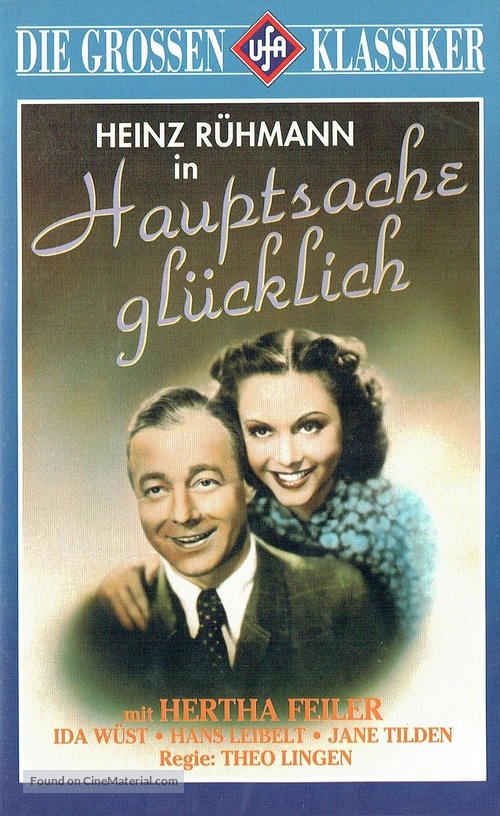 Hauptsache gl&uuml;cklich! - German VHS movie cover