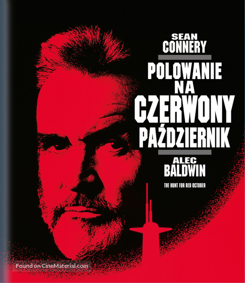 The Hunt for Red October - Polish Blu-Ray movie cover