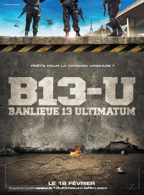 Banlieue 13 - Ultimatum - French Movie Poster