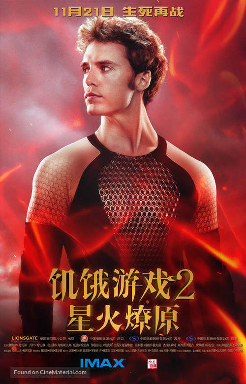 The Hunger Games: Catching Fire - Chinese Movie Poster