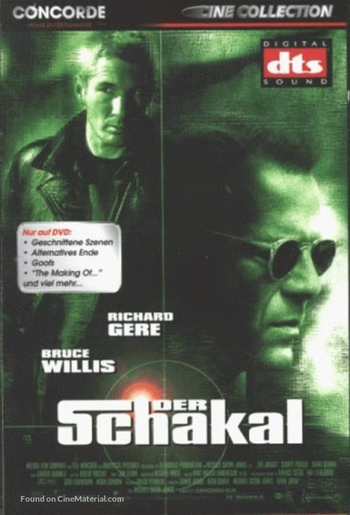 The Jackal - German VHS movie cover