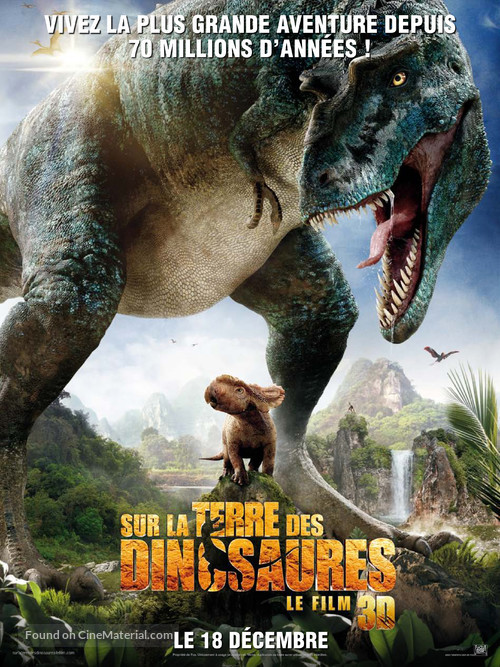 Walking with Dinosaurs 3D - French Movie Poster