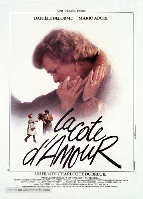 La c&ocirc;te d&#039;amour - French Movie Poster