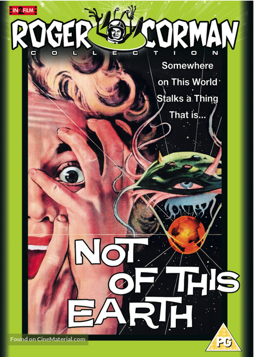 Not of This Earth - British DVD movie cover