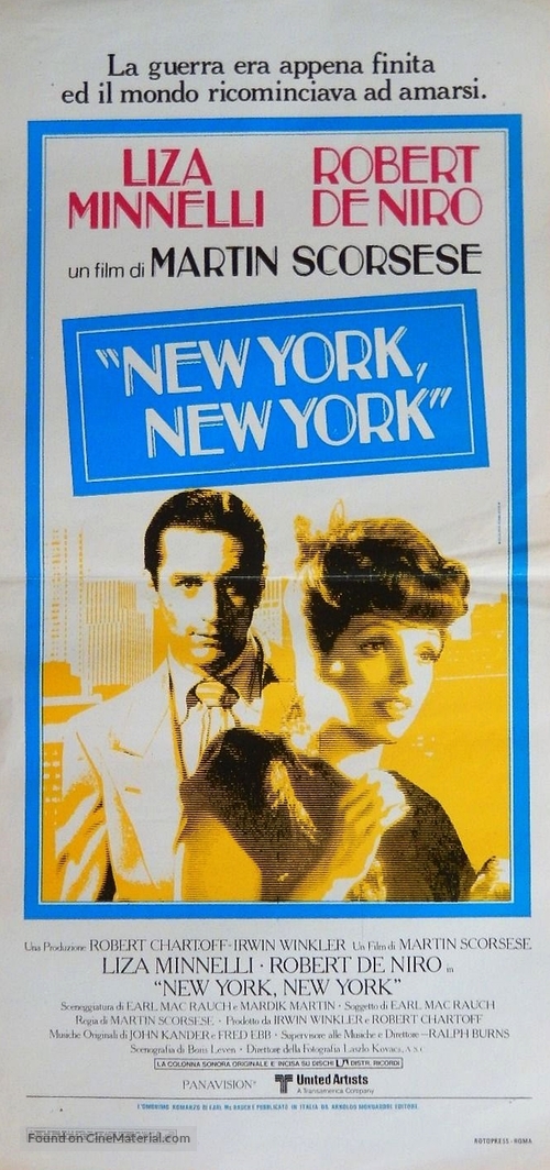 New York, New York - Italian Movie Poster