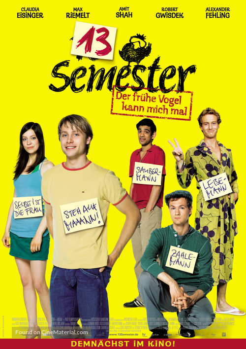 13 Semester - German Movie Poster