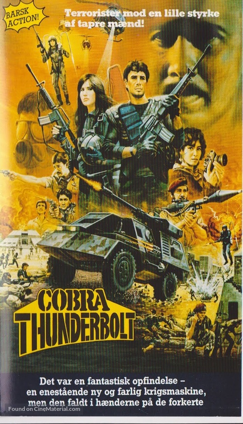 Cobra Thunderbolt - Danish VHS movie cover