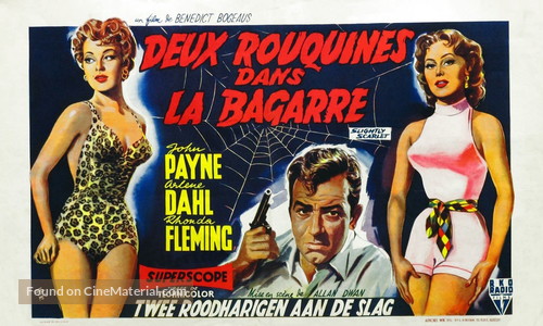Slightly Scarlet - Belgian Movie Poster