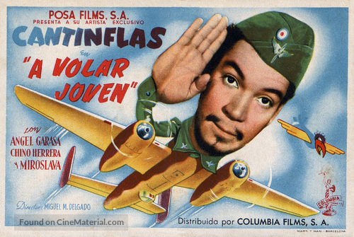 &iexcl;A volar joven! - Spanish Movie Poster