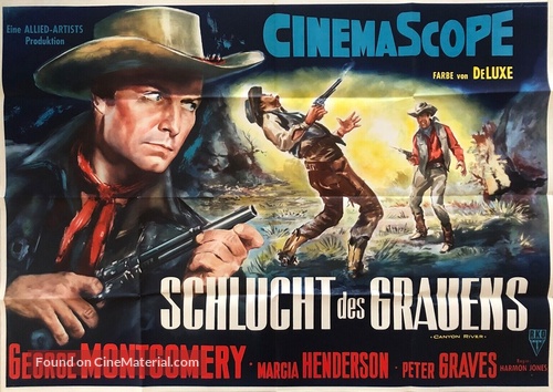 Canyon River - German Movie Poster