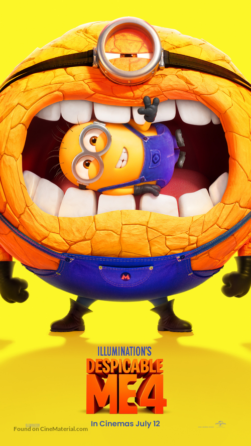 Despicable Me 4 - British Movie Poster