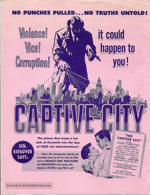 The Captive City - poster