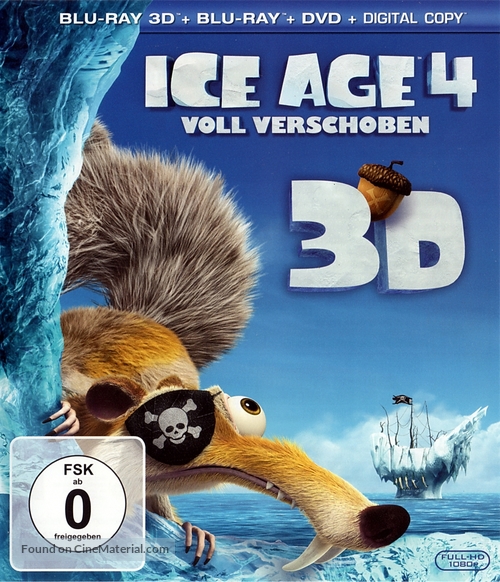 Ice Age: Continental Drift - German Blu-Ray movie cover